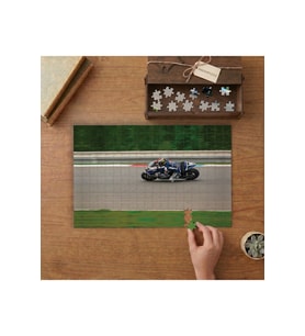 Motorsikler Yarışı Tasarımı 240 parça Ahşap Puzzle Ahşap Kutuda MP02119