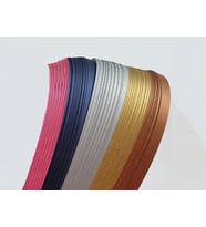 Hayal 3mm 5 Renk Sedef serisi Renkli Quilling Kağıdı - 250'li sedefli karışık