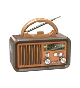 Everton Rt-760 Fener Özellikli Solar Enerjili Nostaljik Usb Bluetooth Radyo Müzik Çalar