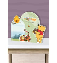 Winnie The Pooh Temalı Parçalı Ayaklı Pano 3Boyutlu (Masa Üstü) * Kalın Kağıt