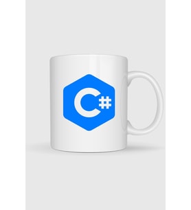 Csharp Logo Tasarımlı Kupa Bardak