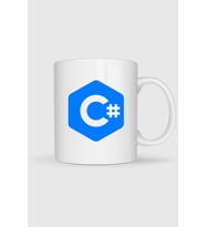Csharp Logo Tasarımlı Kupa Bardak