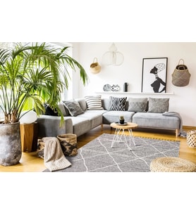 Makine Kaymaz Yıkanabilir Beyaz Geometrik Sisal Salon Halısı Mutfak Halısı Koridor Halısı Yolluk 100