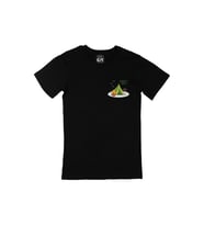 Forest Camping Cep Logo Tasarımlı Siyah Tişört