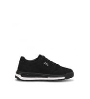 Elit ERLESR62152 Erkek Hakiki Nubuk Deri Klasik Sneaker Siyah