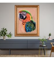 Altın Paspartulu Çerçeveli Tablo CV1488 (Gold)
