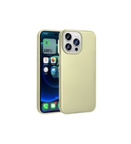 Apple iPhone 15 Pro Uyumlu Kılıf Zore Premier Silikon Kapak (Gold)