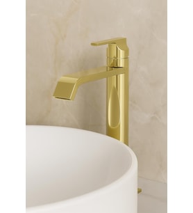 Vitra Suit A4281474 Yüksek Lavabo Bataryası, Soft Altın (Çok Renkli)