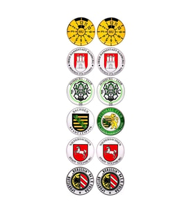 Plaka Damla Sticker Etiket Pulu Suya Güneşe Dayanaklı Kaliteli Model 4