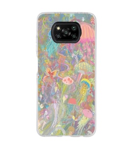 Poco X3 PRO / X3 NFC Uyumlu Deniz Anası Tasarımlı Şeffaf Telefon Kılıfı