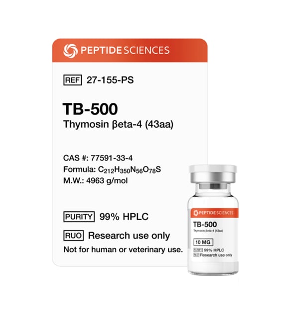 PEPTIDE SCIENCES TB-500 (Thymosin Beta-4) 10mg.Made ın Usa