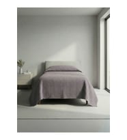 Sofline Premium %100 Pamuk Tek Kişilik Yazlık Pike, Yatak Örtüsü, Terletmez Kumaş(PUDRA RENK) (160x240cm)