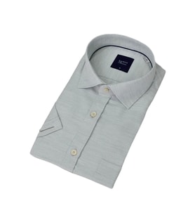 Erkek Klasik Kısa Kol Gömlek  9530 BGL-ST04747 (Mint Yeşili)