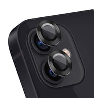 Microsonic Apple iPhone 12 Mini Tekli Kamera Lens Koruma Camı Siyah
