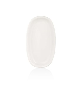 By Bone ZT-15-OV Zest 15 CM OVAL TABAK-beyaz porselen 12 Adet