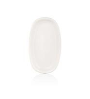 By Bone ZT-15-OV Zest 15 CM OVAL TABAK-beyaz porselen 12 Adet