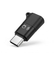 Type-C Kulaklık Mikrofon Ses Adaptörü Siyah HDX1085
