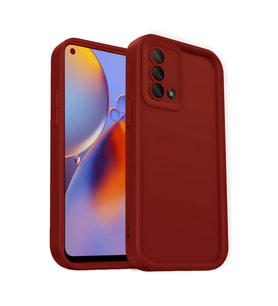 Oppo A74 4g Kılıf Viera Silikon - Kırmızı