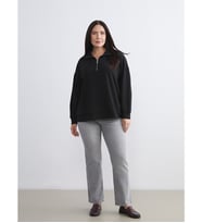 LCW Jeans Gri Mom Fit Kadın Jean Pantolon