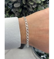 Nonna Zincir Modeli 925 Ayar Orijinal  Gümüş Bileklik