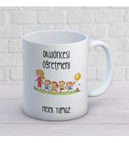 Kişiye Özel Meslek Okul Öncesi Öğretmeni Hediyelik Kupa Bardak 1 Adet