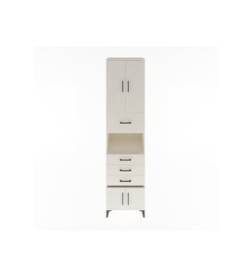 Hyperion Dolap 3 Raflı 4 Çekmeceli 4 Kapaklı 60x44x243 Aytaşı-Aytaşı
