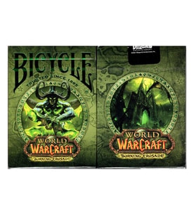 Bicycle World of Warcraft Burning Crusade Oyun Kağıdı Kartları Destesi Yeşil (Karışık)