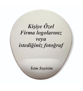 Firmalara Özel Logolu Bilek Destekli Mousepad 5'li