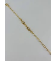 Zirkon Taşlı Pirinç Bileklikler 17+4 Cm - Kbl0366