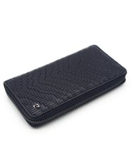 Pierre Cardin Lacivert Örgü Unisex Deri Cüzdanı 11056