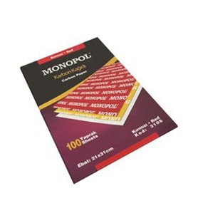 Karbon Kağıdı Monopol Karbon Kağıdı Kırmızı Renk 10 Adet