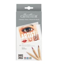 Cretacolor Artist Studio Watercolor Pencils FACES Set 12 Renk Sulandırılabilir Portre Çizim Seti (283 10) 