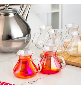 Perotti 16014 Ehl-i Keyf Luster 6'lı 200 Ml Çay Bardağı Seti