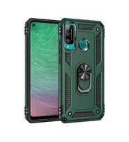 P40 Lite E Kılıf Sofya Yüzüklü Kapak - Yeşil