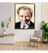ÇERÇEVELİ ATATÜRK TABLO S94