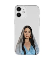 Iphone 12 Uyumlu Lana Del Rey Tasarımlı Şeffaf Telefon Kılıfı