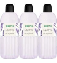 Agarta Kolonya 400 ML Lavanta 80 Derece Pet Şişe (3 Lü Set)