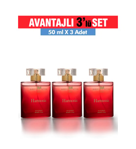 3'Lü Set Alberto Taccini  Harmonia Kadın Parfümü  50 ml