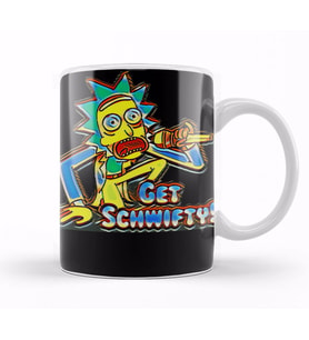 Rick And Morty Get Schwifty Kupa Bardak Porselen