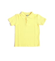 Unisex Çocuk Polo Yaka Kısa Kol Okul T-shirt
