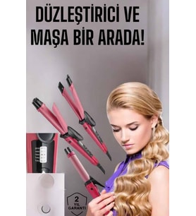 Saç Şekillendirici Düzleştirici Ve Maşa Isı Ayarlı