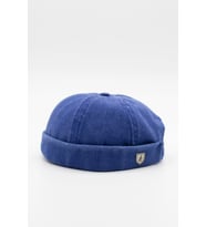 Vintage Retro Mavi Eskitme Pamuk Cap Docker Şapka