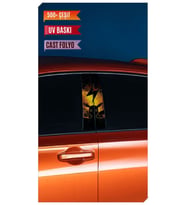 Araç Kapı Direk Kaplama Folyosu Pikachu Desenli (Sağ Sol Takım) (2 Adet) - 22x50 (Çok Renkli)