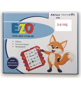 Ezo Etkin Zeka Oyunları 3-6 Yaş İngilizce Kartlı