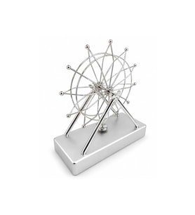 Kişiye Özel Masa Üstü Kinetik Denge Dekoru Hareketli Metal Obje - 22x20cm