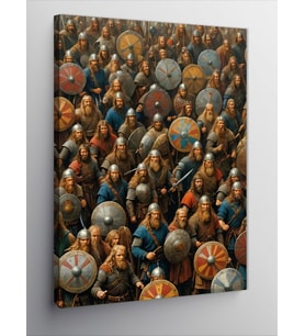 Kanvas Tablo Vikingler
