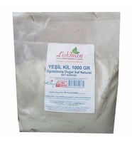 LokmanAVM Yeşil Kil Öğütülmüş Doğal Saf Naturel 1000 Gr Paket