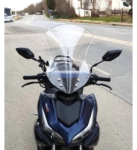 MOTOCAM Kuba Vizy 50 Ön Cam 2025-2026 Model 54cm Şeffaf Renkli Sportif Model