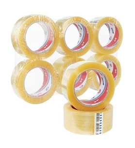 Vege 45x100 mt. Koli Bandı Şeffaf 6'lı Paket (FİL) ÜCRETSİZ KARGO