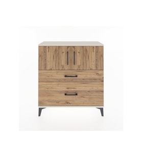 Arges Şifonyer 2 Raflı 2 Çekmeceli 2 Kapaklı 88x30x96 Aytaşı-Çam